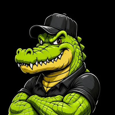 Gone Stumpin alligator mascot